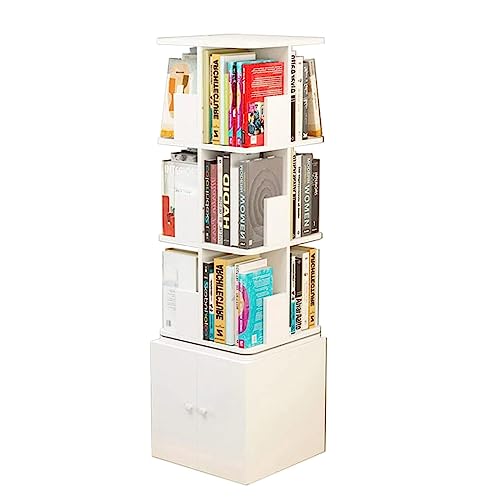 GHKFEJGDEN Bücherregale 360 ° drehbares Bücherregal aus Holz, stehendes Bücherregal mit Schränken, mehrere Ebenen, Bücherregal für Arbeitszimmer, Bücherregale, perfekte Möbel GHKFEJGDEN Bücherregale 360 ° drehbares Bücherregal aus Holz, stehendes Bücherregal mit Schränken, mehrere Ebenen, Bücherregal für Arbeitszimmer, Bücherregale, perfekte Möbel von GHKFEJGDEN