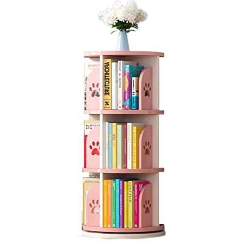 GHKFEJGDEN Rundes drehbares Bücherregal mit Fußabdruckmuster, 3/4/5 Regalböden mit Delfinmotiv, für Zuhause, hochdichtes Bücherregal für Büro, Wohnzimmer, Schlafzimmer – Eckregal, einfache Montage GHKFEJGDEN Rundes drehbares Bücherregal mit Fußabdruckmuster, 3/4/5 Regalböden mit Delfinmotiv, für Zuhause, hochdichtes Bücherregal für Büro, Wohnzimmer, Schlafzimmer – Eckregal, einfache Montage von GHKFEJGDEN