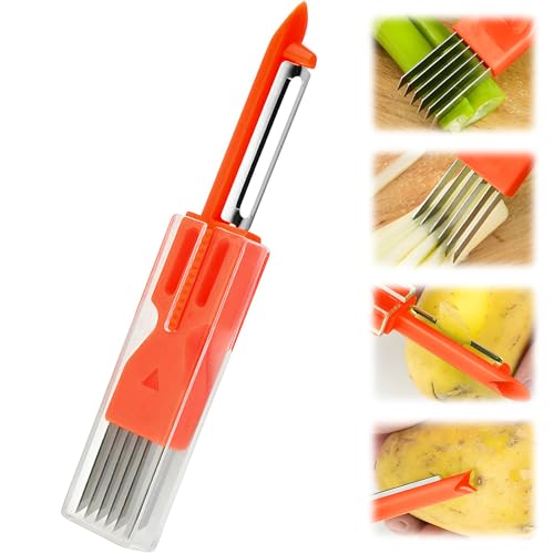 3-in-1 Zerkleinern Sie Seide, Kartoffelschäler, gehacktes grünes Zwiebelmesser, Küchenschneidewerkzeug, Schneider für Gemüse, Zwiebeln, Knoblauch, Zerkleinerer, Gemüseschneider, Haushalt, 3-in-1 Zerkleinern Sie Seide, Kartoffelschäler, gehacktes grünes Zwiebelmesser, Küchenschneidewerkzeug, Schneider für Gemüse, Zwiebeln, Knoblauch, Zerkleinerer, Gemüseschneider, Haushalt, von GHKLNY