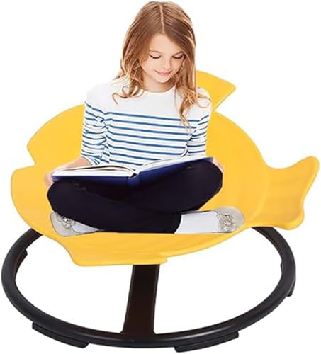 Drehbarer Balance-Stuhl/drehbarer Schaukelstuhl/Balance-Stuhl/Anti-Rutsch-Matten-Design/beschädigt den Boden nicht/ das Gleichgewicht und die Verbesserung der Körperkoordination verwendet (Gelb) von GHKWXUE