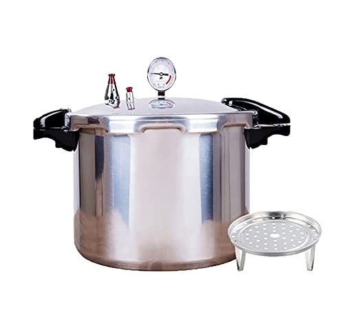 GHKWXUE 22 Quart Schnellkochtopf & Induktionskompatibel gebaut druckkochtopf - in Luxus-Digitalmanometer Pressure Cooker Mit 1 Dampfgareinsatz & | Lieferung aus DE von GHKWXUE