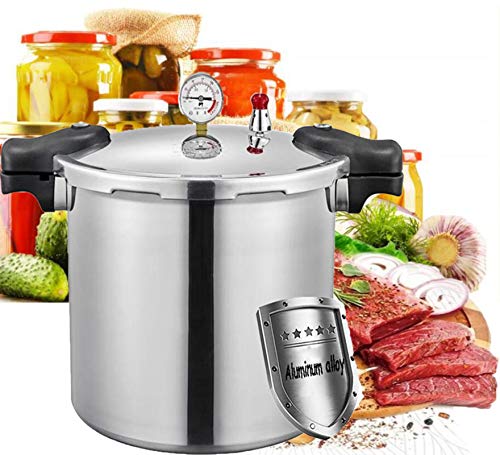 GHKWXUE Gewerbliche Küche große Kapazität 25Liter Pressure Cooker,Mit Dampfkorb perfect dampfkochtopf Verbrühungshemmender und wärmeisolierender Griff Pressure Cookers【Versand aus deutschem】 von GHKWXUE