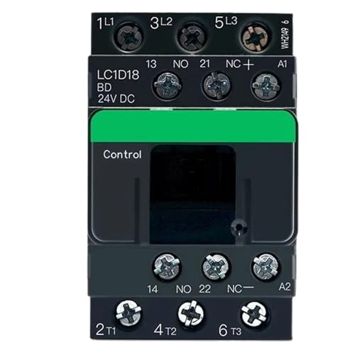 DC schütz dreiphasig normalerweise offen DC spulensteuerung LC1D18BDC LC1D38MDC LC1D09A-38A DC24V 48V 110V 220V(DC LC1D25A,24V) von GHLTTL