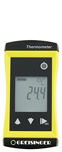 GHM Greisinger G1700 Präzises Universalthermometer, mit BNC Anschluss, ohne Fühler, gelb von GHM Greisinger