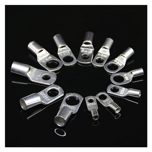 100PCS SC25-4 Ring Lug Terminals Tinned Copper Tube Seal Battery Wire Connectors Cable Crimped/Soldered Terminal Kit von GHNQBAHID