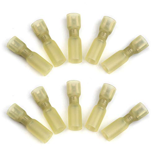 10PCS Insulated Yellow Heat Shrink Female Spade Butt Crimp Terminal 12-10AWG Electrical Wire Cable Terminal Connector 4.0-6.0mm 10PCS Insulated Yellow Heat Shrink Female Spade Butt Crimp Terminal 12-10AWG Electrical Wire Cable Terminal Connector 4.0-6.0mm von GHNQBAHID