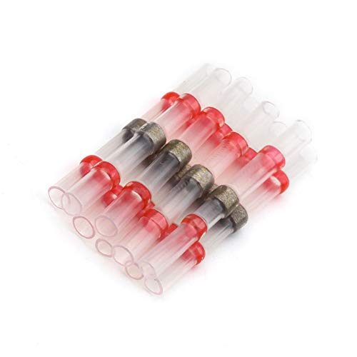 10pcs Red 3.0mm Heat Shrink Solder Terminals Electrical Wire Butt Splice Tinned Copper Soldering Terminal Connector Kits 10pcs Red 3.0mm Heat Shrink Solder Terminals Electrical Wire Butt Splice Tinned Copper Soldering Terminal Connector Kits von GHNQBAHID