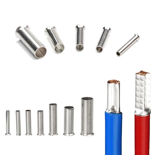 1950pcs Tin-Coated Copper Material Uninsulated Terminal 0.5-10mm2 Bootlace Ferrules Cord End Electrical Cable Crimp Connector 1950pcs Tin-Coated Copper Material Uninsulated Terminal 0.5-10mm2 Bootlace Ferrules Cord End Electrical Cable Crimp Connector von GHNQBAHID