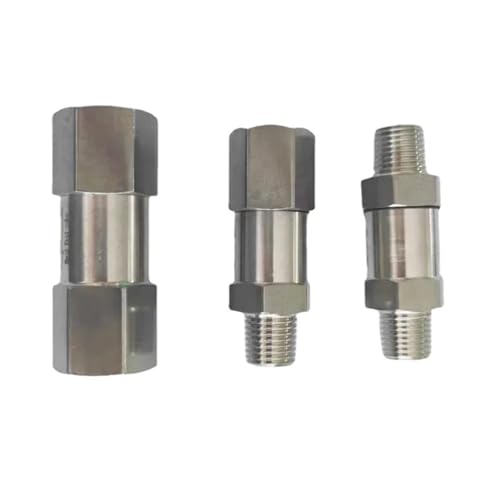 1pc 1/4" BSP Female To Male One Way Check Valve Non-return Inline 304 Stainless Steel Water Gas Steam Oil von GHNQBAHID
