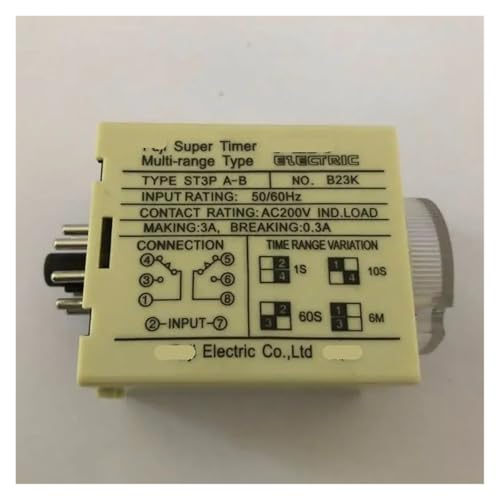 1pc ST3PA series time relay timer ST3PA-F 220V Industrial Electrical Relays 1pc ST3PA series time relay timer ST3PA-F 220V Industrial Electrical Relays von GHNQBAHID
