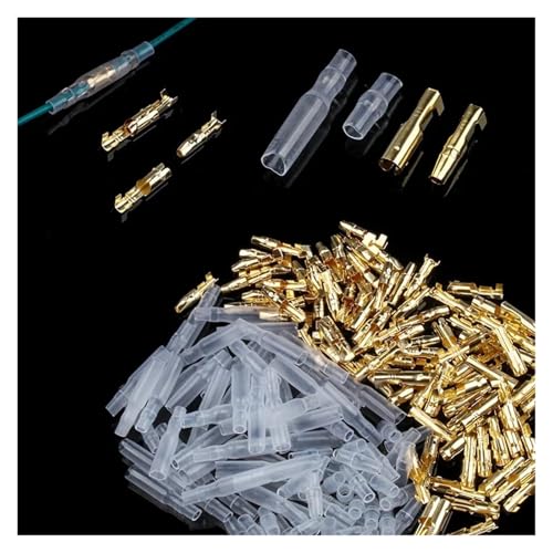 200PCS 50 Set 3.9mm Male Female Motorcycle Connector Socket Classic TerminalS for Cable Wire of 1.0 mm to 2.5 mm 200PCS 50 Set 3.9mm Male Female Motorcycle Connector Socket Classic TerminalS for Cable Wire of 1.0 mm to 2.5 mm von GHNQBAHID