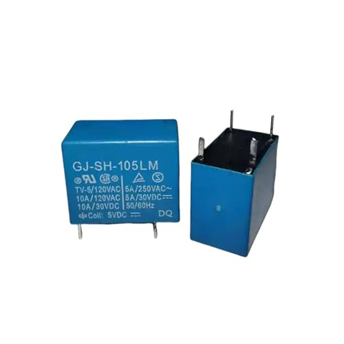 5PCS GJ-SH-105LM 4PIN 10A RELAY Industrial Electrical Relays von GHNQBAHID