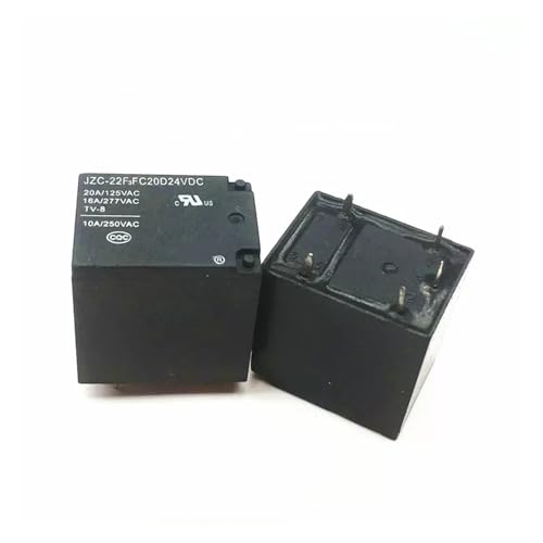5PCS JZC-22F3SC20D24VDC 10A 5PIN Industrial Electrical Relays 5PCS JZC-22F3SC20D24VDC 10A 5PIN Industrial Electrical Relays von GHNQBAHID