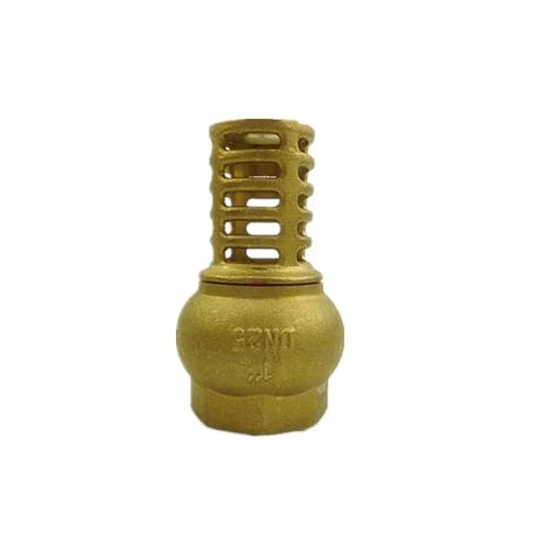 GHNQBAHID 1" BSP Female Thread Brass Check Valve Strainer Filter Bottom Valve Foot Valve for Water Oil Pump GHNQBAHID 1" BSP Female Thread Brass Check Valve Strainer Filter Bottom Valve Foot Valve for Water Oil Pump von GHNQBAHID