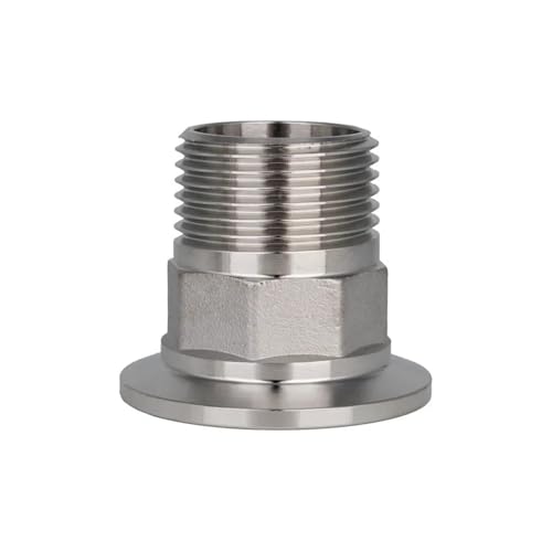 GHNQBAHID 1.5" (DN40) BSPT Male to Tri Clamp Adapter SS304 Stainless von GHNQBAHID