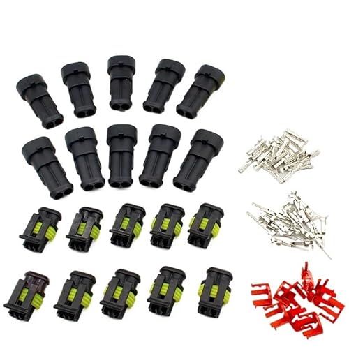 GHNQBAHID 10 Kit 2 Pin Way Waterproof Electrical Wire Connector GHNQBAHID 10 Kit 2 Pin Way Waterproof Electrical Wire Connector von GHNQBAHID