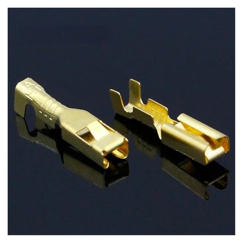 GHNQBAHID 100PCS, 2.8mm Crimping Terminal Female Spade Connector von GHNQBAHID