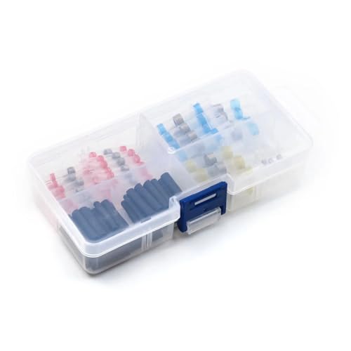 GHNQBAHID 100Pcs Insulated Sheath Heat Shrink Tube Welding terminal Combination Wire Connectors Automotive Marine GHNQBAHID 100Pcs Insulated Sheath Heat Shrink Tube Welding terminal Combination Wire Connectors Automotive Marine von GHNQBAHID