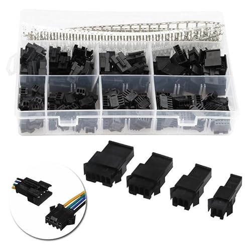 GHNQBAHID 100X 2.54mm Wire Cable Jumper Pin Header Housing Connector 560pcs Black Electrical Connector 2P-13P Pin Terminals Kit GHNQBAHID 100X 2.54mm Wire Cable Jumper Pin Header Housing Connector 560pcs Black Electrical Connector 2P-13P Pin Terminals Kit von GHNQBAHID