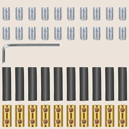 GHNQBAHID 10PCS 10 AWG Gauge Wire Connector Nut Kit 60A Quick Wiring Connection Terminal with Screws and Heat Shrink Tube GHNQBAHID 10PCS 10 AWG Gauge Wire Connector Nut Kit 60A Quick Wiring Connection Terminal with Screws and Heat Shrink Tube von GHNQBAHID