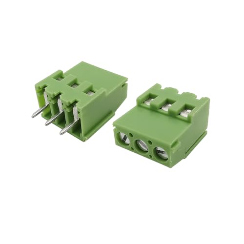 GHNQBAHID 10Pcs KF129 3Pin Splice Terminals Wire Connector 300V 25A KF129 5.08mm Pitch 3P Straight Needle PCB Screw Terminal Block Adapter GHNQBAHID 10Pcs KF129 3Pin Splice Terminals Wire Connector 300V 25A KF129 5.08mm Pitch 3P Straight Needle PCB Screw Terminal Block Adapter von GHNQBAHID