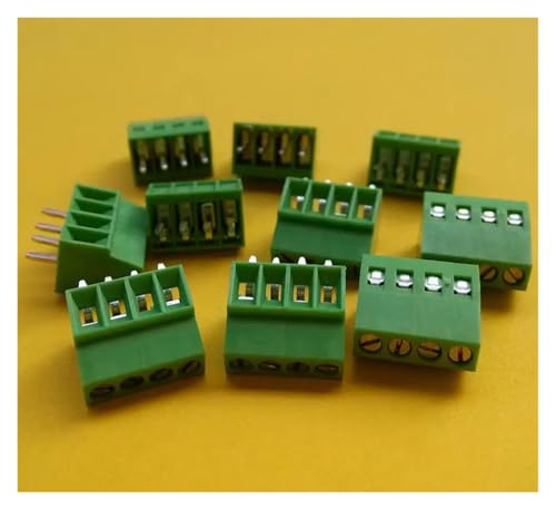 GHNQBAHID 10pcs 4 Poles/4 Pin 2.54mm/0.1" PCB Screw Terminal Block Connector GHNQBAHID 10pcs 4 Poles/4 Pin 2.54mm/0.1" PCB Screw Terminal Block Connector von GHNQBAHID