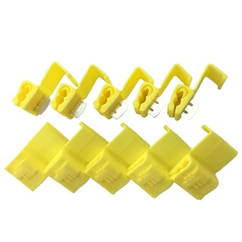 GHNQBAHID 10pcs Yellow 805P3 L13Y Quick Splice Crimp Terminal 12-10 AWG Wire Connector for 4-6 Wire GHNQBAHID 10pcs Yellow 805P3 L13Y Quick Splice Crimp Terminal 12-10 AWG Wire Connector for 4-6 Wire von GHNQBAHID