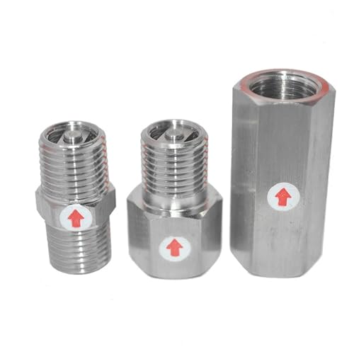 GHNQBAHID 1pc 1/2" BSP Male to Male Thread 304 Stainless Steel Check Valve One Way Non-Return Valve GHNQBAHID 1pc 1/2" BSP Male to Male Thread 304 Stainless Steel Check Valve One Way Non-Return Valve von GHNQBAHID