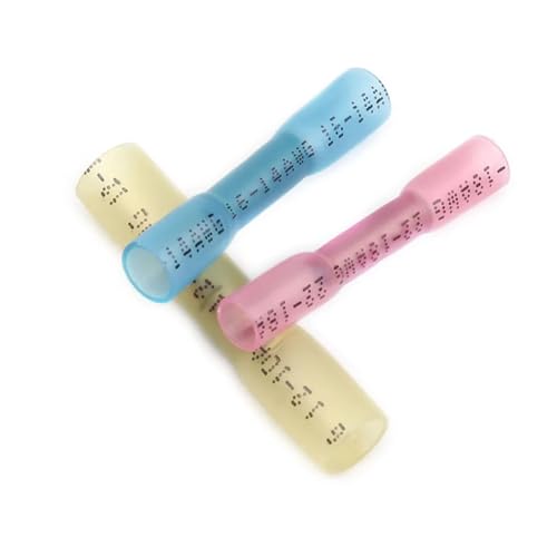 GHNQBAHID 200PCS Heat Shrink Butt Wire Connectors Insulated Seal Automobile Wire Cable Terminals AWG 22-10 0.5-6.0mm2 GHNQBAHID 200PCS Heat Shrink Butt Wire Connectors Insulated Seal Automobile Wire Cable Terminals AWG 22-10 0.5-6.0mm2 von GHNQBAHID
