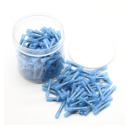 GHNQBAHID 200PCS Insulated Heat Shrink Crimp Terminals Electrical Wire Butt Connector Splice Crimp Terminal AWG16-14 Kit von GHNQBAHID