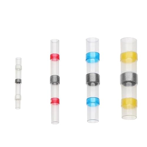 GHNQBAHID 200Pcs Mixed Heat Shrink Terminals Waterproof Solder Sleeve Tube Electrical Wire Insulated Butt Connectors GHNQBAHID 200Pcs Mixed Heat Shrink Terminals Waterproof Solder Sleeve Tube Electrical Wire Insulated Butt Connectors von GHNQBAHID