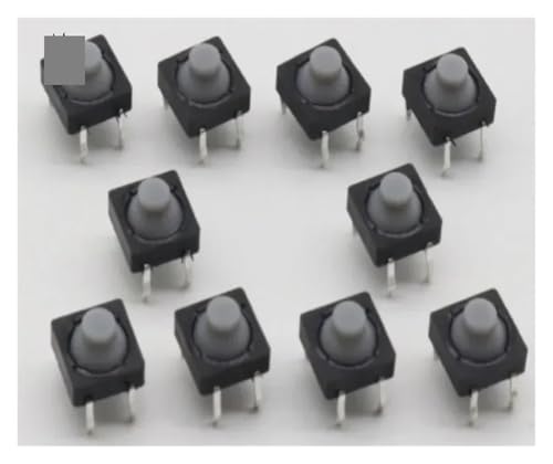 GHNQBAHID 20pcs/Lot 8x8x5MM 4PIN G77 Conductive Silicone Soundless Tactile Tact Push Button Switch Self-Reset GHNQBAHID 20pcs/Lot 8x8x5MM 4PIN G77 Conductive Silicone Soundless Tactile Tact Push Button Switch Self-Reset von GHNQBAHID