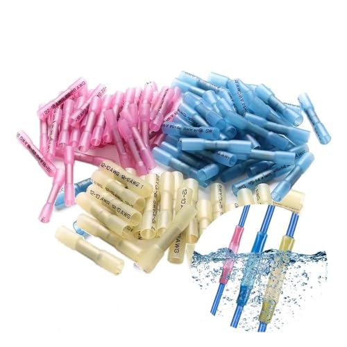 GHNQBAHID 210PCS Heat Shrink Butt Connectors Insulated Crimping Terminals Electrical Splice Wire Cable Crimp Connector Kit GHNQBAHID 210PCS Heat Shrink Butt Connectors Insulated Crimping Terminals Electrical Splice Wire Cable Crimp Connector Kit von GHNQBAHID