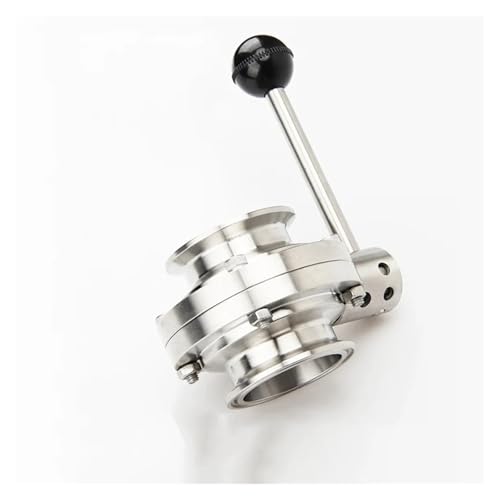 GHNQBAHID 25mm OD 304 Stainless Steel Valve 50.5mm Ferrule OD Valve von GHNQBAHID