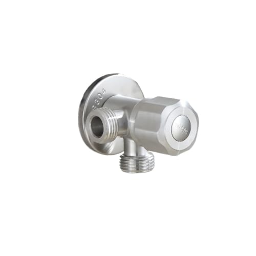 GHNQBAHID 304 Stainless Steel Angle Valve G1/2 * 1/2 Water Heater Toilet Inlet Water Stop Valve Faucet GHNQBAHID 304 Stainless Steel Angle Valve G1/2 * 1/2 Water Heater Toilet Inlet Water Stop Valve Faucet von GHNQBAHID