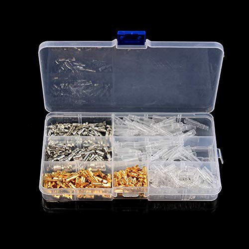 GHNQBAHID 320pcs 80set 4mm Terminals Male Female Wire Crimp Connectors Terminal with Insulation Sheath for Car Auto Electronic Starter GHNQBAHID 320pcs 80set 4mm Terminals Male Female Wire Crimp Connectors Terminal with Insulation Sheath for Car Auto Electronic Starter von GHNQBAHID