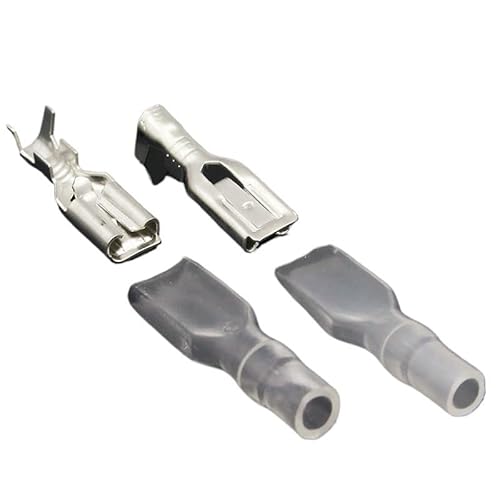 GHNQBAHID 4.8mm Crimp Terminal 50pcs Female Spade Connector with 50pcs case GHNQBAHID 4.8mm Crimp Terminal 50pcs Female Spade Connector with 50pcs case von GHNQBAHID