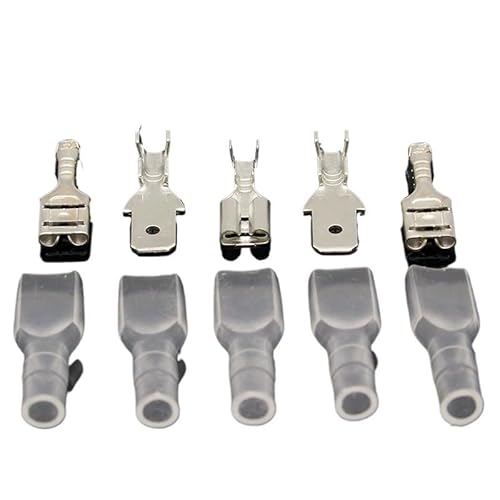 GHNQBAHID 4.8mm Crimp Terminal Female Spade Connector + Male Spade Connector+ Case GHNQBAHID 4.8mm Crimp Terminal Female Spade Connector + Male Spade Connector+ Case von GHNQBAHID