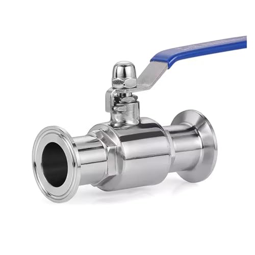 GHNQBAHID 45mm OD 304 Stainless Steel Ball Valve 64mm Ferrule OD Valve von GHNQBAHID