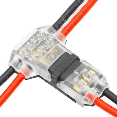 GHNQBAHID 5Pcs/Lot 2 Pin 2 Way 300v 10a Compact Wire Wiring Connector T Shape Conductor Terminal Block with Lever AWG 18-24 GHNQBAHID 5Pcs/Lot 2 Pin 2 Way 300v 10a Compact Wire Wiring Connector T Shape Conductor Terminal Block with Lever AWG 18-24 von GHNQBAHID