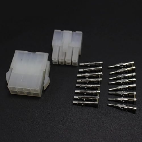 GHNQBAHID 5set 5557 5559 8P Wiring Terminal Electrical Connector Kit 4.2mm 2x4P Male Female Jack for Car GHNQBAHID 5set 5557 5559 8P Wiring Terminal Electrical Connector Kit 4.2mm 2x4P Male Female Jack for Car von GHNQBAHID