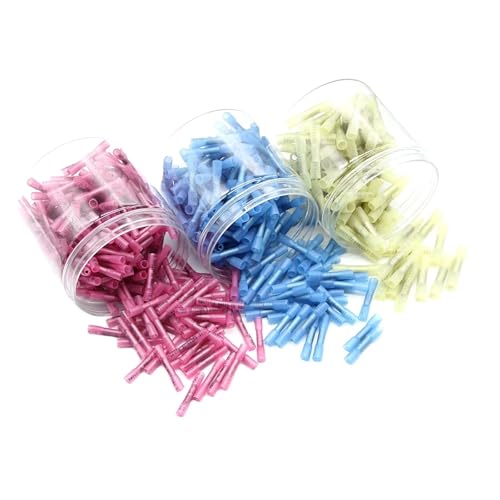 GHNQBAHID 600PCS Insulated Heat Shrink Crimp Terminal Electrical Wire Butt Connector AWG 10-22 Assorted Kit GHNQBAHID 600PCS Insulated Heat Shrink Crimp Terminal Electrical Wire Butt Connector AWG 10-22 Assorted Kit von GHNQBAHID