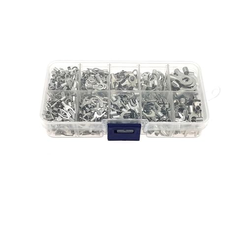 GHNQBAHID 630pcs Spade Type Cord end Crimp terminal Kit Naked Electrical Wire Cable Connector RNB/SNB1.25-3~3.5-6 GHNQBAHID 630pcs Spade Type Cord end Crimp terminal Kit Naked Electrical Wire Cable Connector RNB/SNB1.25-3~3.5-6 von GHNQBAHID