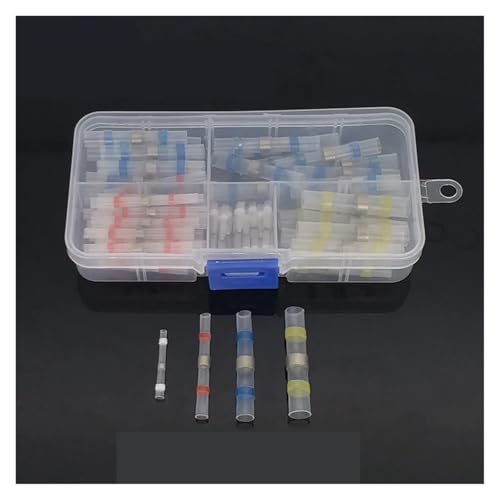 GHNQBAHID 65PCS Electrical Connector Solder Seal Heat Shrink Butt Connectors Soldering Sleeve Wire Cable Terminal von GHNQBAHID