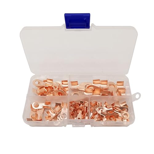 GHNQBAHID 80Pcs/Box OT Series Copper Battery Cable Connector Terminals Open Lugs Wire Terminal OT-3A OT-10A OT-20A OT-40A OT-60A GHNQBAHID 80Pcs/Box OT Series Copper Battery Cable Connector Terminals Open Lugs Wire Terminal OT-3A OT-10A OT-20A OT-40A OT-60A von GHNQBAHID