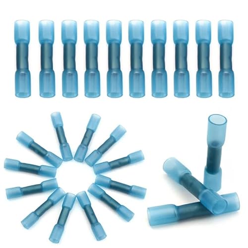 GHNQBAHID Blue Waterproof Copper+PE Heat Shrink Butt Wire Cable Splice Connector Terminal 16-14 AWG Fit for Automobile Cable Kit 20pcs/Lot GHNQBAHID Blue Waterproof Copper+PE Heat Shrink Butt Wire Cable Splice Connector Terminal 16-14 AWG Fit for Automobile Cable Kit 20pcs/Lot von GHNQBAHID