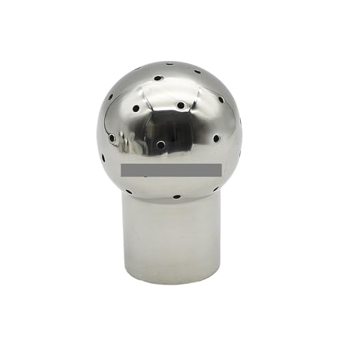 GHNQBAHID SS304 Stainless Steel CIP Fixed Spray Ball Head 1-1/2" BSPT Female Thread Tank Cleaning Nozzle 360°Rotary Washing von GHNQBAHID