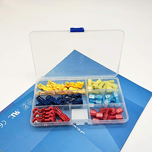 GHNQBAHID T1/2/5 T-Type Quick Disconnects Break-Free Terminal Blocks Wire Connector Splitter Clips Kit. GHNQBAHID T1/2/5 T-Type Quick Disconnects Break-Free Terminal Blocks Wire Connector Splitter Clips Kit. von GHNQBAHID