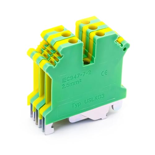 GHNQBAHID USLKG-3N Screw Din Rail Terminal Blocks Ground Class Connector USLKG3N PE Wire Conductor 10Pcs GHNQBAHID USLKG-3N Screw Din Rail Terminal Blocks Ground Class Connector USLKG3N PE Wire Conductor 10Pcs von GHNQBAHID