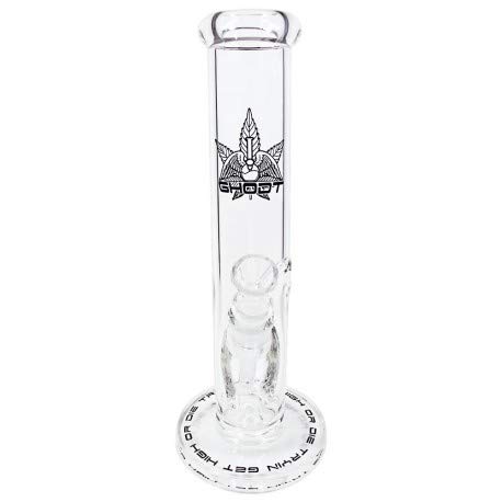 GHODT Bong Glas mit Stecksystem | 30cm Höhe | 45mm Durchmesser | 5mm Glas | Kickloch | Mundstück leicht abgewinkelt GHODT Bong Glas mit Stecksystem | 30cm Höhe | 45mm Durchmesser | 5mm Glas | Kickloch | Mundstück leicht abgewinkelt von GHODT